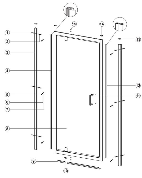 Spare Parts For Daryl Shower Doors Reviewmotors.co